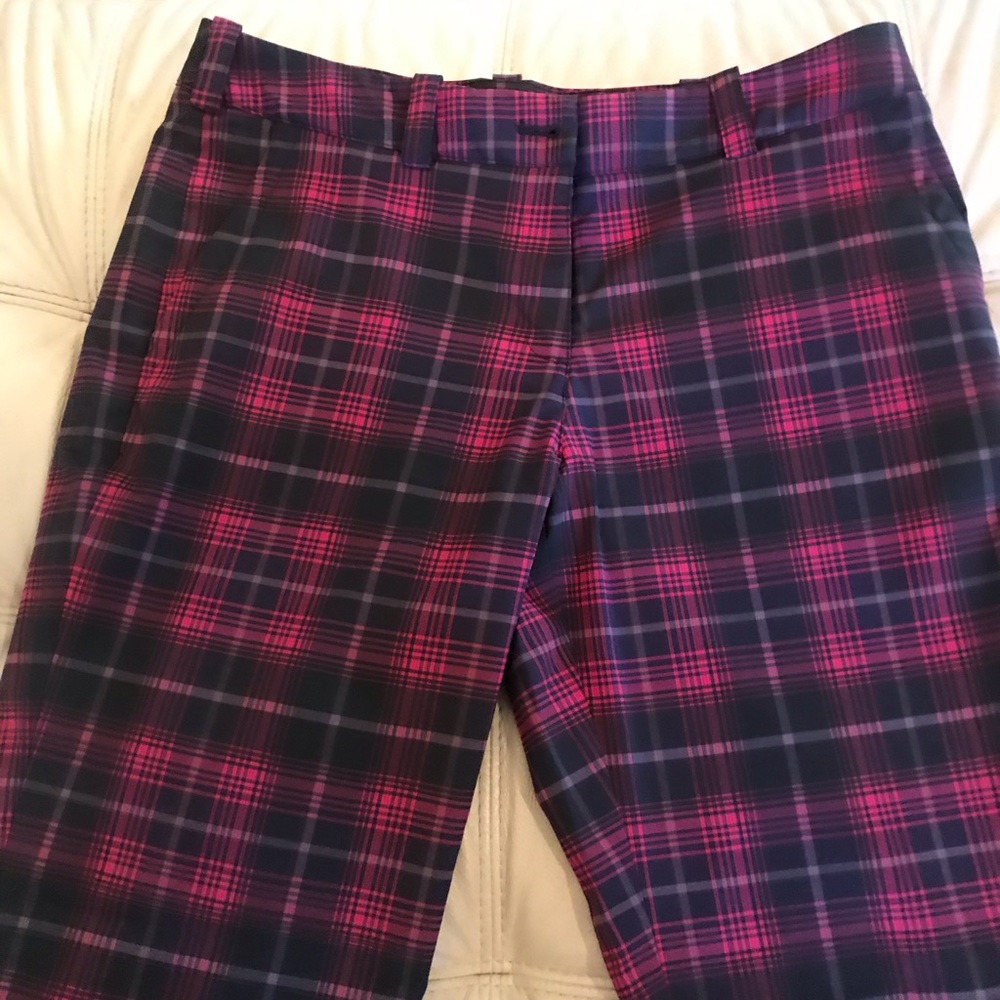 Plaid Nike golf pants